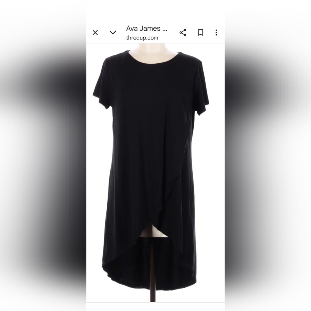 Ava James Tulip Hem Tunic Top
